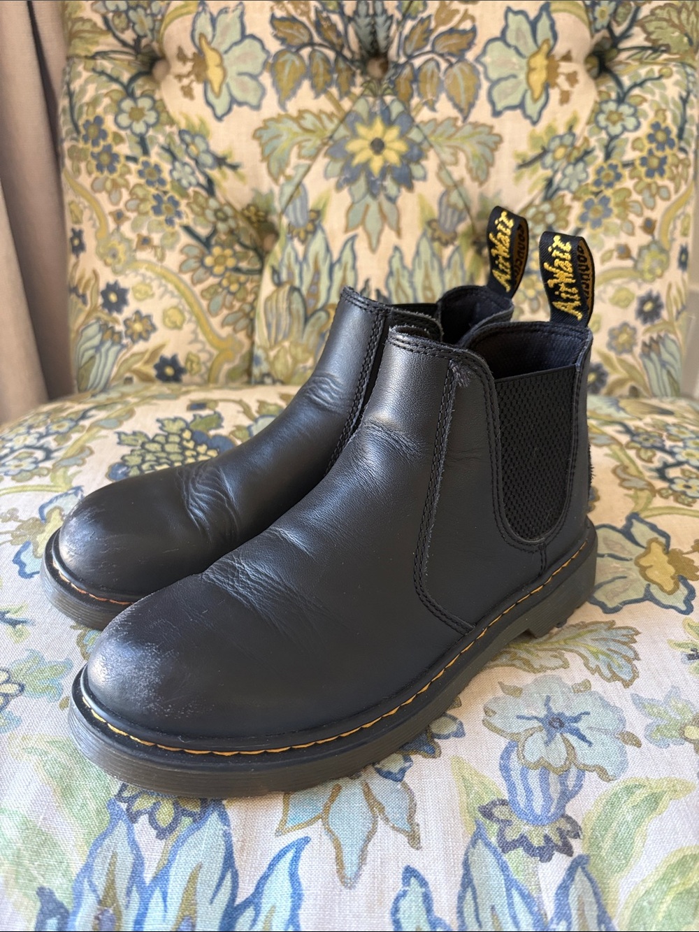 Doc Marten Chelsea zip up boots